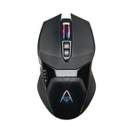 iMouse X50 Series Gaming Mouse with Charging Cradle, 2.4 GHz Frequency/33 ft Wireless Range, Left/Right Hand Use, Black