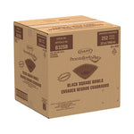 PresentaBowls Pro Black Square Bowls, 32 oz, 8.5 x 8.5 x 2, Plastic, 63/Bag, 4 Bags/Carton