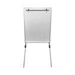 Adjustable Dry Erase Board, 27.5 x 32, White Surface, Silver Aluminum Frame