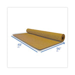 Cork Roll, 96" x 48", 0.12" Thick, Brown Surface