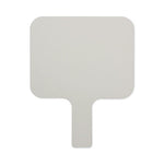 Dry Erase Paddle, 9.75 x 8, White Surface, 12/Pack