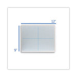 Graphing Two-Sided Dry Erase Board, 12 x 9, White Surface, 12/Pack