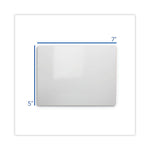 Two-Sided Dry Erase Board, 7 x 5, White Front/Back Surface, 24/Pack