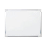 Framed Dry Erase Board, 48 x 36, White Surface, Silver Aluminum Frame