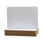 Dry Erase Board, 7 x 5, White Surface, 12/Pack