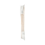 Handle/Deck Mops, #16 White Rayon Head, 48" Natural Wood Handle