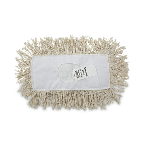 Mop Head, Dust, Cotton, 12 x 5, White