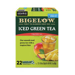 Tropical Iced Green Tea, K-Cup, 0.10 oz, 22/Box