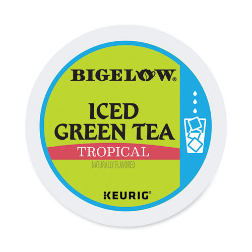 Tropical Iced Green Tea, K-Cup, 0.10 oz, 22/Box