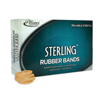 Sterling Rubber Bands, Size 30, 0.03" Gauge, Crepe, 1 lb Box, 1,500/Box