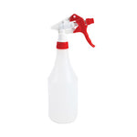 Trigger Sprayer 250, 8" Tube, Fits 16-24 oz Bottles, Red/White, 24/Carton