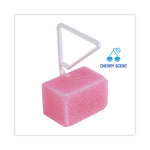 Toilet Bowl Para Deodorizer Block, Cherry Scent, 4 oz, Pink, 12/Box