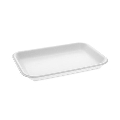 Supermarket Tray, #2, 8.2 x 5.7 x 0.91, White, Foam ,500/Carton