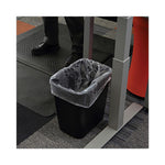 High-Density Can Liners, 10 gal, 6 mic, 24" x 23", Natural, 50 Bags/Roll, 20 Rolls/Carton