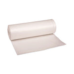 High-Density Can Liners, 45 gal, 19 mic, 40" x 46", Natural, 25 Bags/Roll, 6 Rolls/Carton