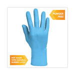 G10 Comfort Plus Blue Nitrile Gloves, Light Blue, Medium, 1,000/Carton