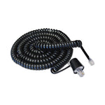 Twisstop Detangler with Coiled, 25-Foot Phone Cord, Black