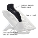 Softalk II Telephone Shoulder Rest, 2 x 6.75 x 2.5, Black