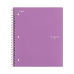 Wirebound Notebook, 1-Subject, Medium/College Rule, Randomly Assorted Cover Color, (100) 11 x 8.5 Sheets, 6/Pack