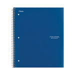 Wirebound Notebook with Two Pockets, 1-Subject, Medium/College Rule, Randomly Assorted Cover Color, (100) 11 x 8.5 Sheets