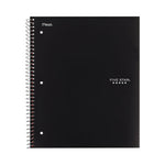 Wirebound Notebook with Four Pockets, 3-Subject, Medium/College Rule, Randomly Assorted Cover Color, (150) 11 x 8.5 Sheets