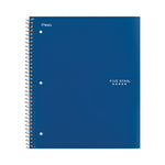 Wirebound Notebook with Four Pockets, 3-Subject, Medium/College Rule, Randomly Assorted Cover Color, (150) 11 x 8.5 Sheets