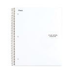 Wirebound Notebook, 1-Subject, Medium/College Rule, Randomly Assorted Cover Color, (100) 11 x 8.5 Sheets, 6/Pack