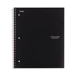 Wirebound Notebook, 1-Subject, Medium/College Rule, Randomly Assorted Cover Color, (100) 11 x 8.5 Sheets, 6/Pack