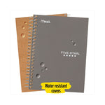 Wirebound Notebook with Two Pockets, 1-Subject, Medium/College Rule, Randomly Assorted Cover Color, (100) 7 x 4.38 Sheets