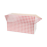 Paperboard Box, Medium Dinner Box, 9 x 5 x 4.5, Basketweave, Paper, 400/Carton