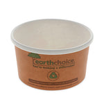 EarthChoice Compostable Soup Cup, Small, 8 oz, 3 x 3 x 3, Brown, Paper, 500/Carton