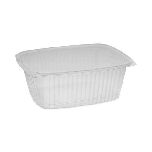 Showcase Deli Container, Base Only, 1-Compartment, 64 oz, 9 x 7.4 x 4, Clear, Plastic, 220/Carton