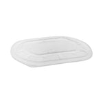 ClearView MealMaster Lid with Fog Gard Coating, Large Flat Lid, 9.38 x 8 x 0.38, Clear, Plastic, 300/Carton