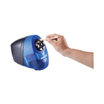 QuietSharp 6 Classroom Electric Pencil Sharpener, AC-Powered, 6.13 x 10.69 x 9, Blue