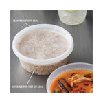 Newspring DELItainer Microwavable Container, 8 oz, 1.13 x 2.8 x 1.33, Clear, Plastic, 240/Carton