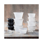 Plastic Portion Cup Lid, Fits 1.5 oz to 2.5 oz Cups, Clear, 100/Pack, 24 Packs/Carton