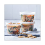 Newspring DELItainer Microwavable Container, 16 oz, 2 x 2 x 2, Clear, Plastic, 240/Carton