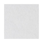 Polishing Floor Pads, 15" Diameter, White, 5/Carton