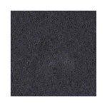 Stripping Floor Pads, 13" Diameter, Black, 5/Carton