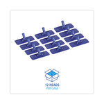 Swivel Pad Holder, Plastic, Blue, 4 x 9, 12/Carton