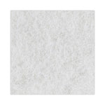 Light Duty Scour Pad, 4.63 x 10, White, 20/Carton