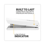 LX820 Classic Full Strip Stapler, 20-Sheet Capacity, White