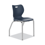 SmartLink Four-Leg Chair, 19.5" x 19.63" x 31", Regatta Seat, Regatta Base, 4/Carton