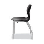 SmartLink Four-Leg Chair, 19.5" x 19.63" x 31", Onyx Seat, Onyx Base, 4/Carton