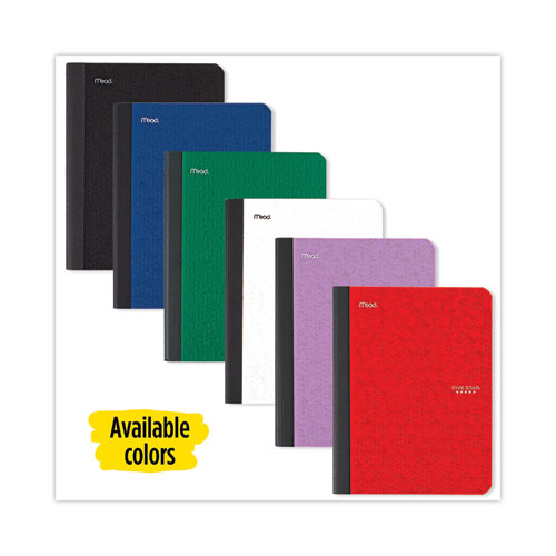 Composition Book, Medium/College Rule, Randomly Assorted Cover Color, (100) 9.75 x 7.5 Sheets