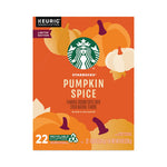 Pumpkin Spice Coffee, K-Cups, 22/Box, 4 Boxes/Carton