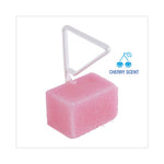 Toilet Bowl Para Deodorizer Block, Cherry Scent, 4 oz, Pink, 144/Carton