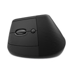 Lift Vertical Ergonomic Mouse, 2.4 GHz Frequency/32 ft Wireless Range, Left Hand Use, Graphite