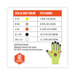 ProFlex 7021 Hi-Vis Nitrile-Coated CR Gloves, Lime, Large, 144 Pairs/Carton, Ships in 1-3 Business Days