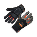 ProFlex 9001 Full-Finger Impact Gloves, Black, Medium, Pair, Ships in 1-3 Business Days